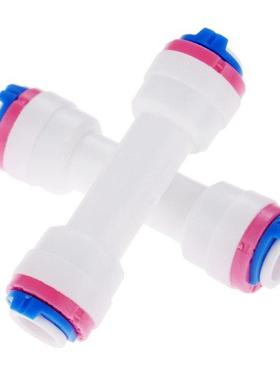 2Pc Equal Straght 1/4 OD Hose Check Valve Quck Couplng R