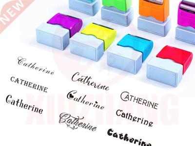 Custom teacher Name ink Stamp Signature Calligraphy Selfing-