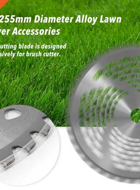 Portable 40T 255mm Diameter Alloy Lawn Mower Brush Cutter Br