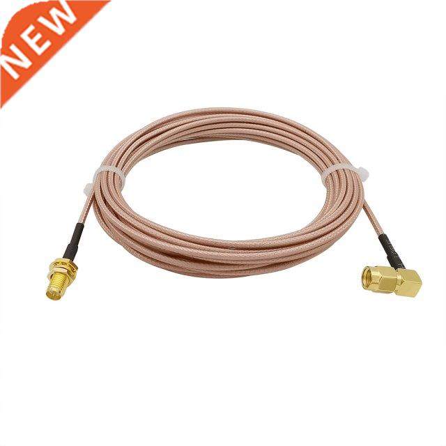 Right Angle RP SMA Male to RP SMA Female Connector Crimp RG3