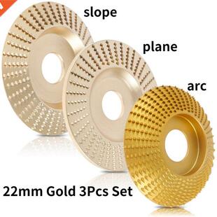 100mm Wood Gold Set Rotary Wheel Polishing 3Pcs Grinding