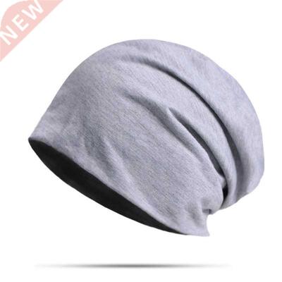 New Spring And Autumn Beanies Hats Men's Winter Solid Color
