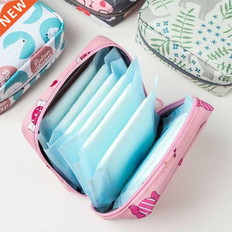 Women Tampon Storage Bag Sanitary Pad Pouch Napkin Cosmetic
