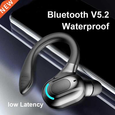 Bluetooth 5.2 Wireless Headsets Earbuds Earpiece with Mic Mi