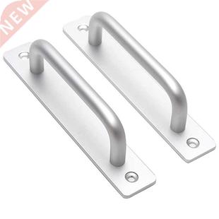 Handle Aluminum Alloy 2PCS Barn Door Sliding Han Silver