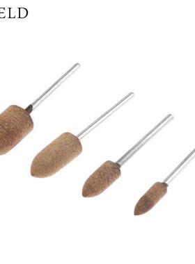 4Pcs Dremel Accessories 5/6/8/10mm Leather Grinding Head Pol