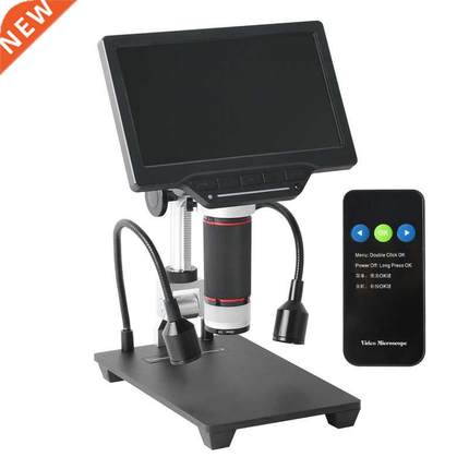 16MP 1080P HD HDMI Video Microscope 7 Inch LCD 15X~208X Zoom
