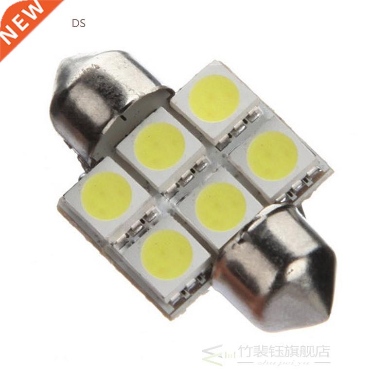2X 31mm 6 SMD 5050 LED Car Interior Dome Festoon C5W Super W