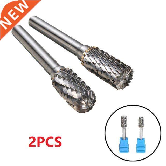 2pcs Tungsten Carbide Steel Burr Rotary Files Milling Cutter
