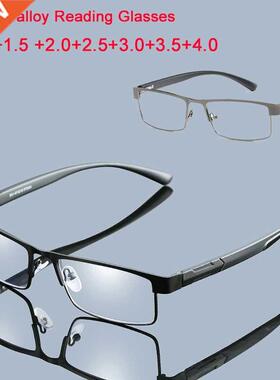 Reng Glasses Men Titanium Alloy Non Spherical Presbyopia