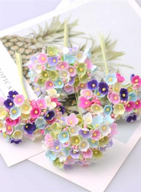 1bunch8pcs Mn Paper Rose Fake Flower Bouquet Weddng Dec