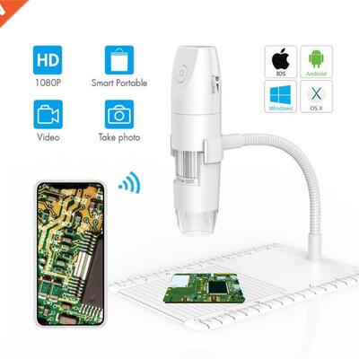 Wireless Digital Microscope with WiFi USB Flexible Arm Obser