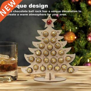 Advent Countdown Calendar Wooden DIY Frame Empty Christmas