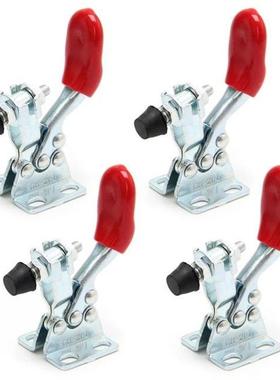 4Pcs Horizontal Toggle Clamp GH-201 Quick Release Clip 60Lbs