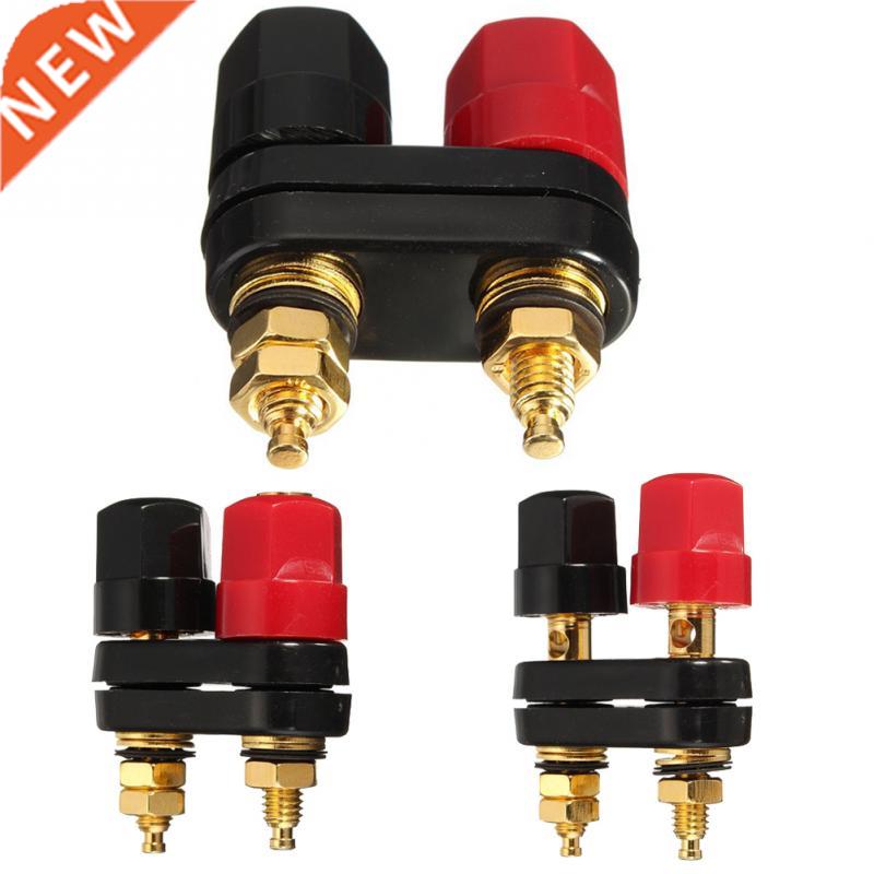 Red Black Connector Amplifier Terminal Binding Post Banana