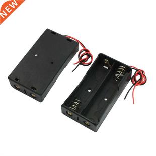 Leads Holder Case .7V 18650 Wire 2pcs Box Black