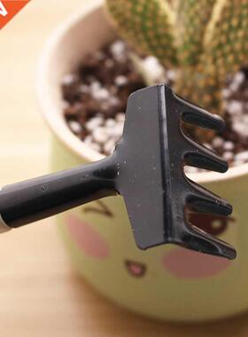 3pcs Mini Portable Gardening Tool Metal Head Shovel Rake Spa