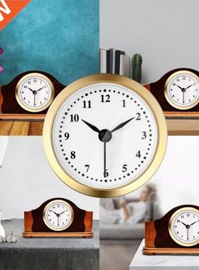 61mm Quartz Clock Insert Movement Wall Clock Gold Rim Batter