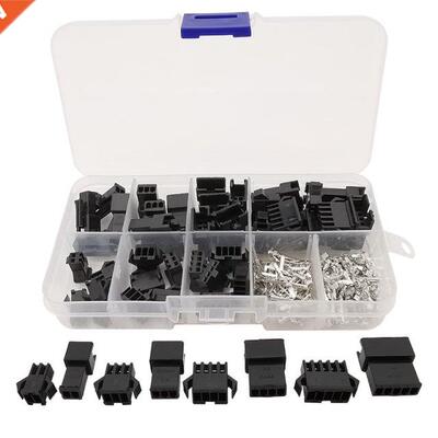 200Pcs/Box SM2.54 2.54mm 2/3/4/5 Pin Terminal Male Female Pi