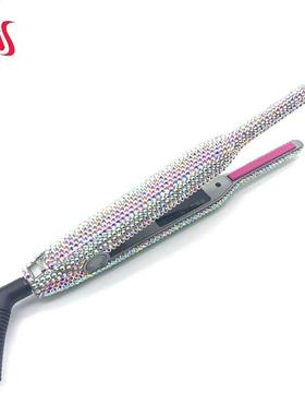 Bling Rhinestone Pencil Hair Straightener Curler Curling Iro