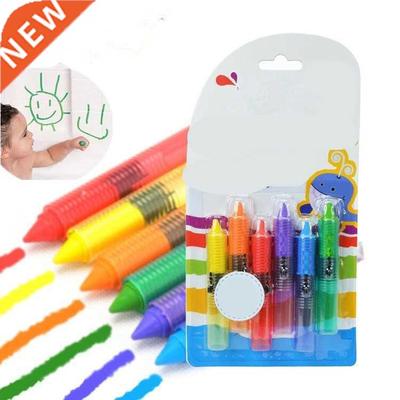 6 Pcs Drawing Toys Bath Toy Baby Bath Crayons Toddler Washa