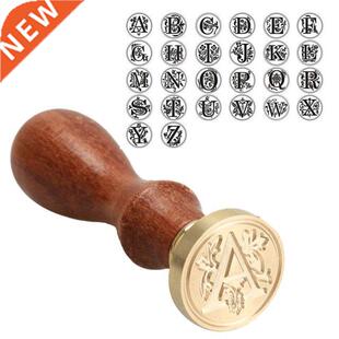 Classic Initial Sealing Stamps Retro Wax Seal Stamp A-Z Alph