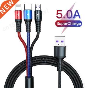 Super Charge 3 in 1 USB Cable for Huawei for iPhone 13 12 11