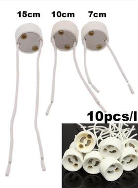 10pcs/lot Lamp Base GU10 Lamp Holder Ceramic Connector Socke