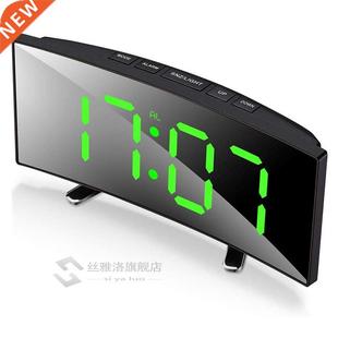 Inch lrm LED Clock Dimmble Digitl Curved