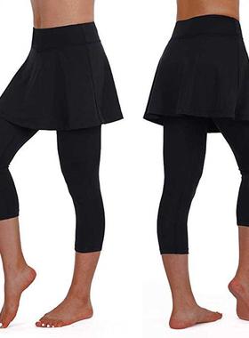 Fitness Leggings Women Skirt Tennis Pants Spandex Legging Sp