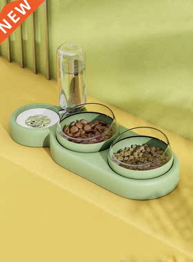 Pet Cat owl Automatic Feeder Dog Cat Food owl With Water F