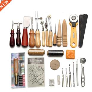 37 pièces en cuir artisanat outils Kit profession