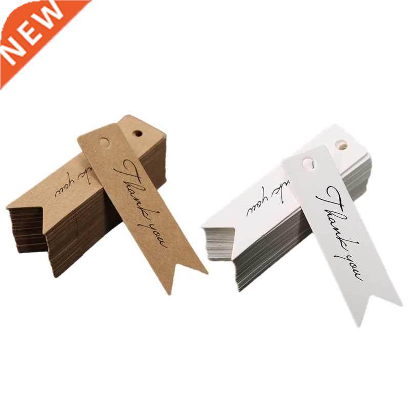 pack of 100 classic dovetail packaging tags retro thank you