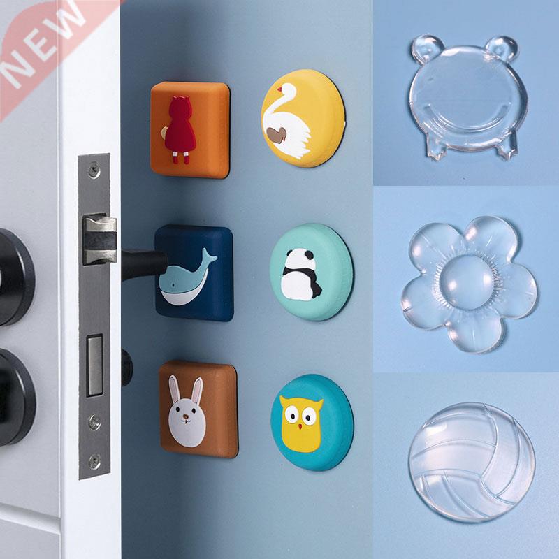 Cute Mute Door Stoppers Wall Protection Safety Shock Absorbe