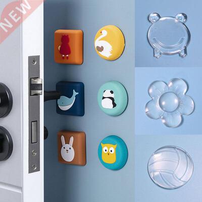 Cute Mute Door Stoppers Wall Protection Safety Shock Absorbe