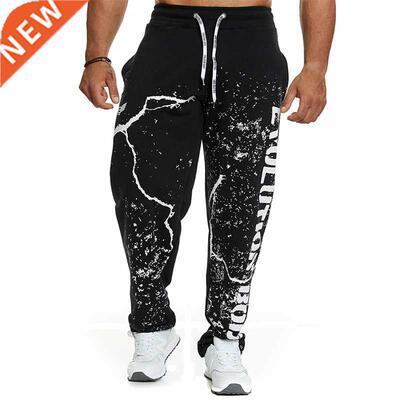 New Running Jogging Pants Men Cotton Soft Bodybuilding Jogge
