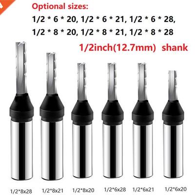 3 Flutes TCT Straight Router Bit 3-blade Cutting CNC Milling