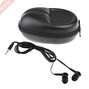 3.5mm In Ear Earphone Subwoofer black & Protection Hard