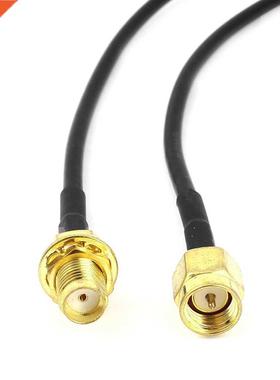 SMA female bulkhead to SMA male Connector RG174 External WiF