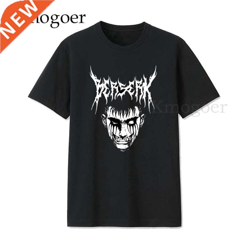 2019 Men's Dark Berserk Anime Shirt Male Short Sleeved M