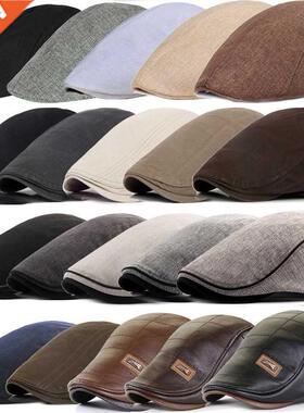 20 Types Men Berets Sreet Newsboy Hat Spring Autumn Retro Br