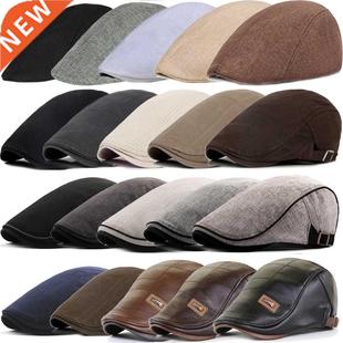 20 Types Men Berets Sreet Newsboy Hat Spring Autumn Retro Br