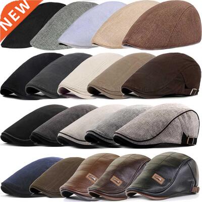 20 Types Men Berets Sreet Newsboy Hat Spring Autumn Retro Br