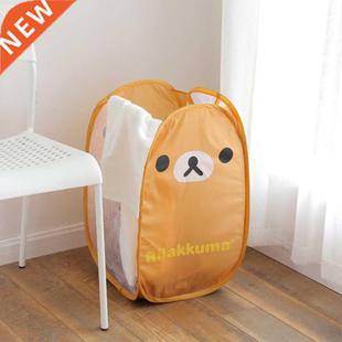 Laundry Foldable Basket Large Organize 1Pcs Capacity Cartoon