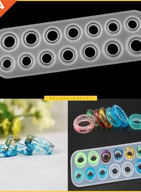 14 Grid Ring Resin Epoxy Resin Molds Various Sizes Silicone