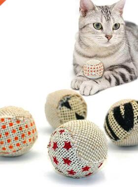 1 Pcs Ball Cat Toy Interactive Cat Toys Play Chewing Rattle