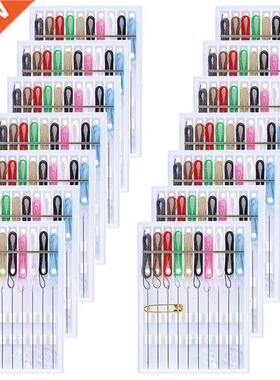 14 Boxes Mini Quick Fix Sewing Kit Easy Pre Threaded Needle
