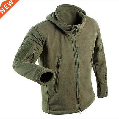 Chaqueta táctica militar con forro polar para hombre,