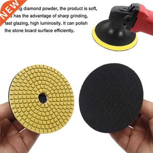 Kit Wet 100mm Grit 6000 Pads Polishing Diamond 4Inc 10Pcs