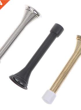1 Piece 85MM Rubber Cap Metal Door Stops Spring Stopper Wall